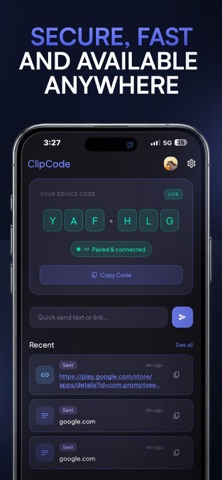 ClipCode – Connect & Transfer Screenshot 3 of 5