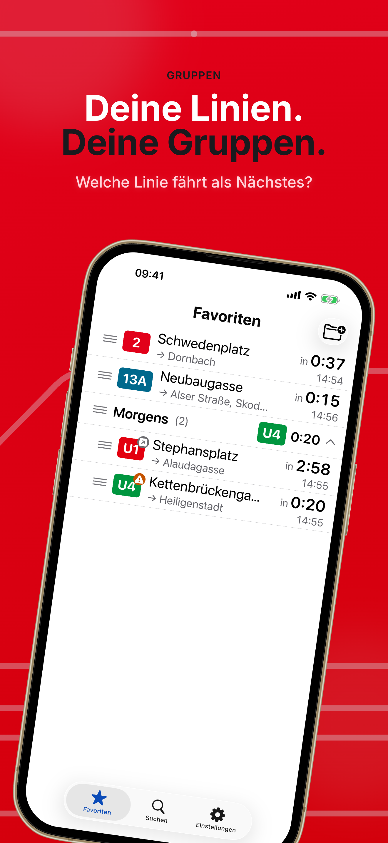 WienAbfahrten – Öffi Widget