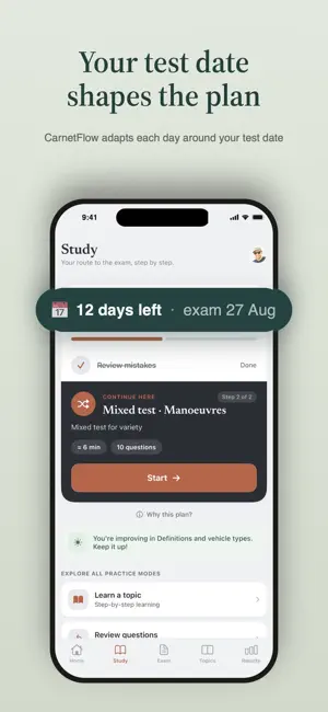 CarnetFlow: DGT Test 2026 screenshot 2