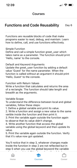 100DaysOfCode Screenshot 4 of 4