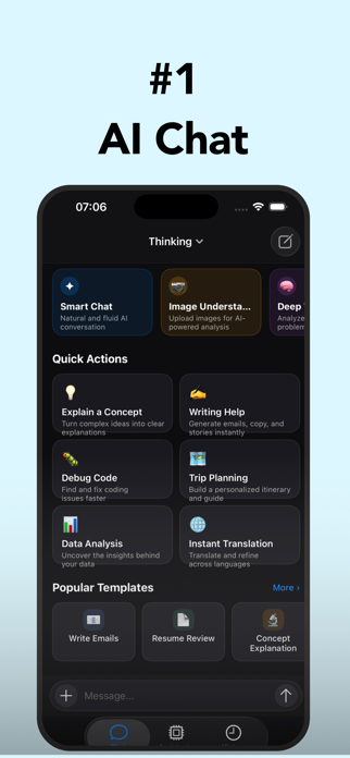 Chatspec: AI Chatbot Assistant Screenshot 1 of 4
