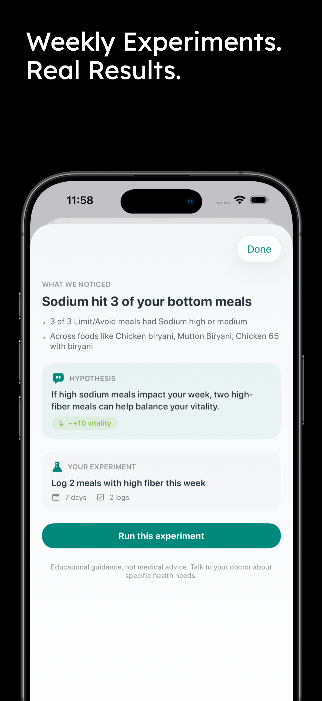 LivRight: AI Food Scanner