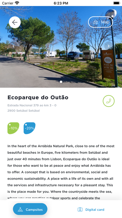 Camping Card International Screenshot