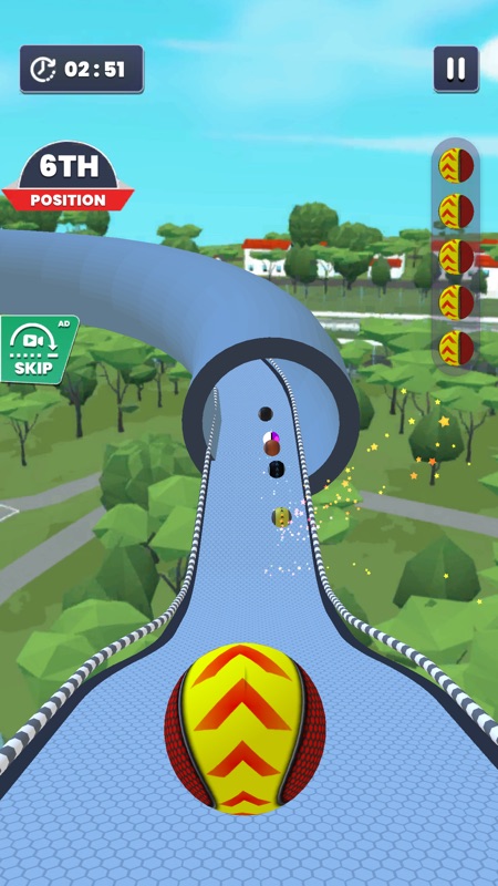 Rolling Sky: Balls Racing Game screenshot 1