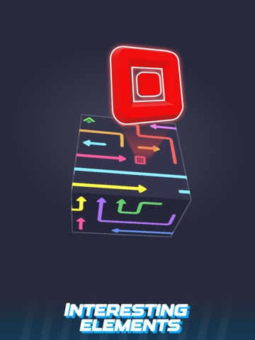 3D Cube Maze: Arrow Sort iPad screenshot