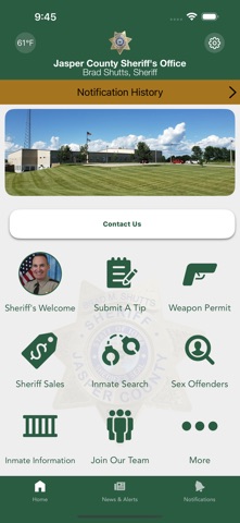 Jasper County Sheriff IA Screenshot 1 of 3