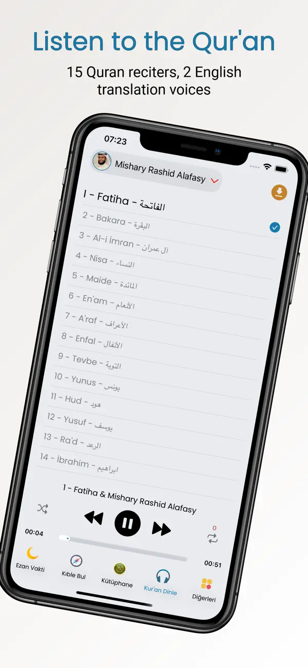#5. Adhan Status (iOS) Ved: Toprak Kamuran