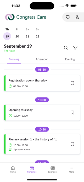 Congress Care - Eventmanager Screenshot 2 of 3