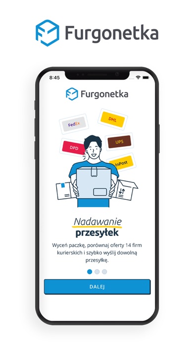 Furgonetka - nadawanie paczek Screenshot