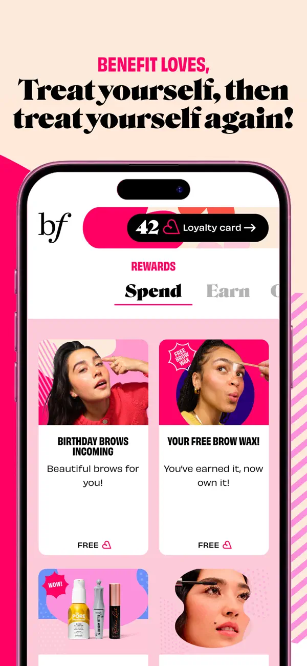 Screenshot #2 pour Benefit Loves: Rewards App