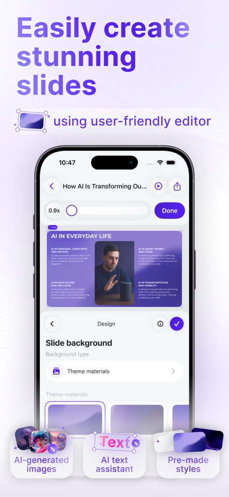 Slidey: Ai Presentation Slides screenshot 3