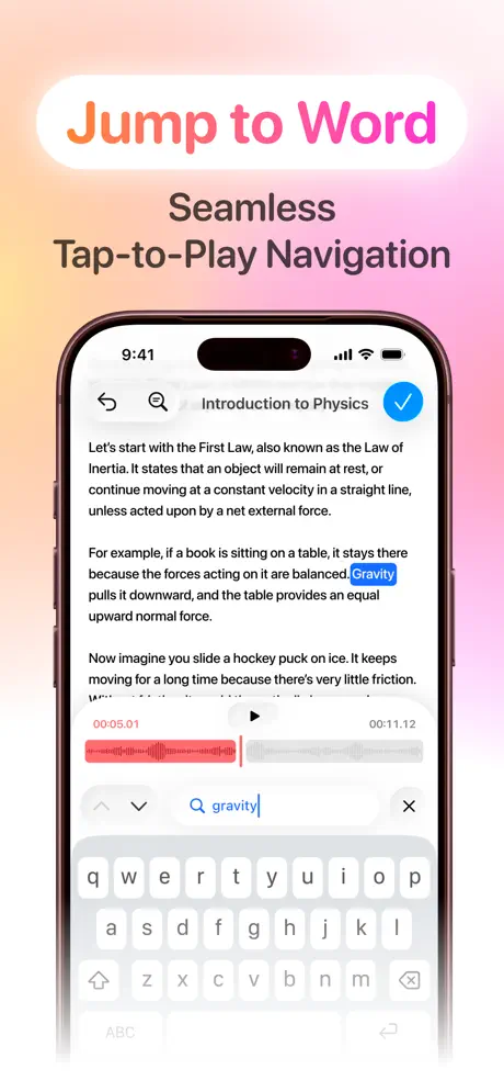 AI Lecture Note Taker AI 笔记助手应用截图