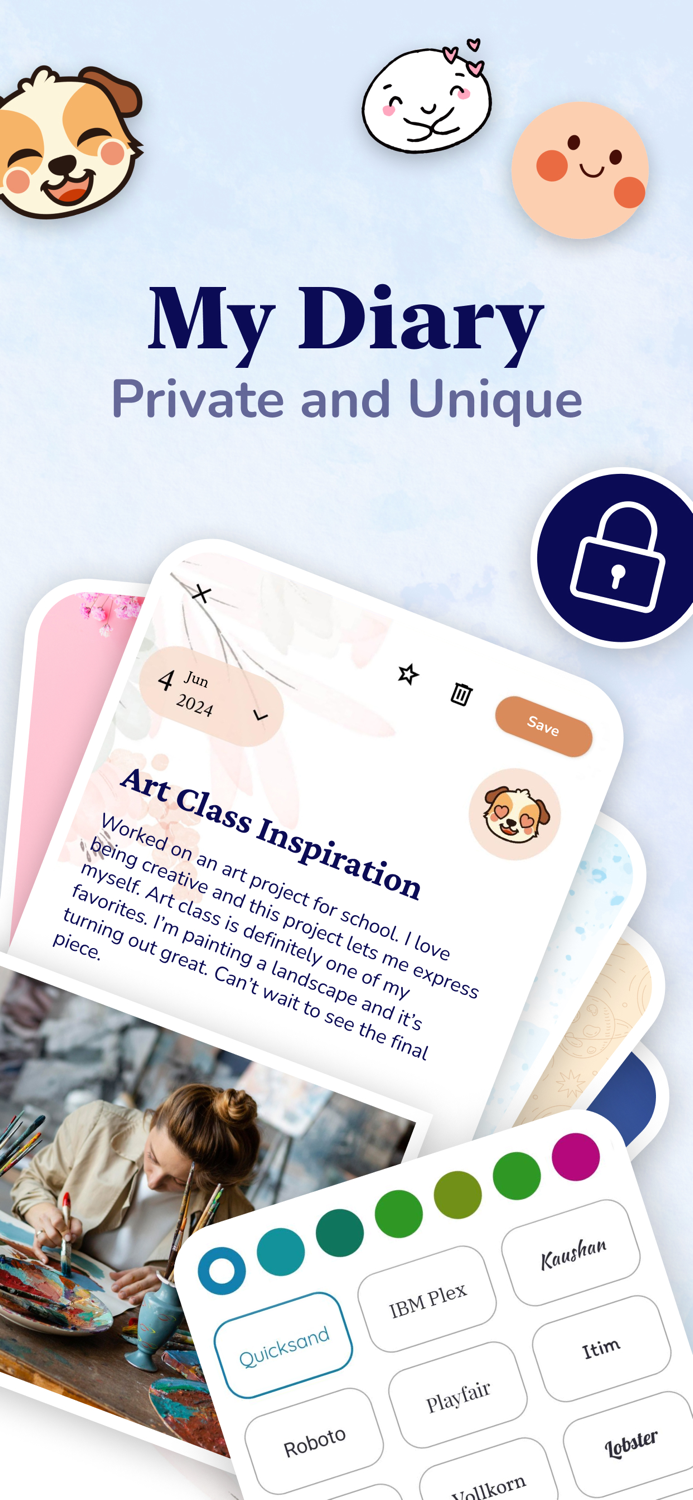 My Diary - Daily Journal Lock