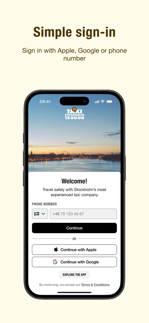 Taxi Sthlm screenshot 1