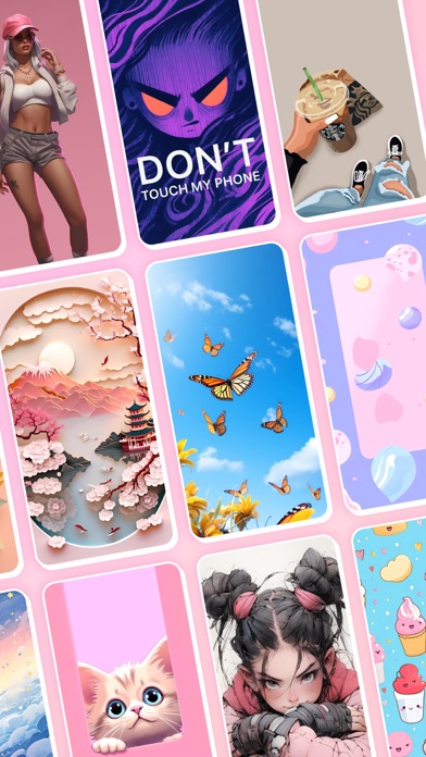 Girly Wallpapers - Pink & Cute Screenshot