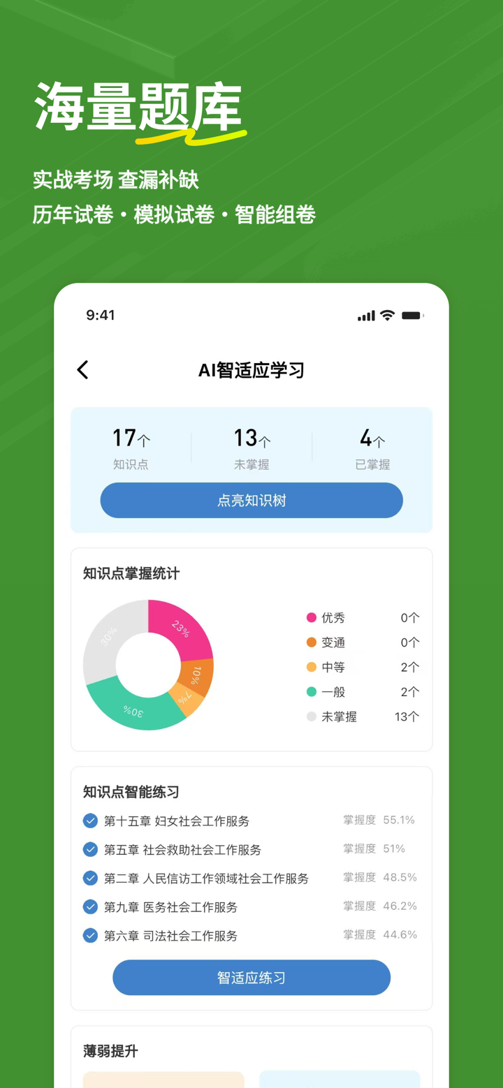 社会工作者练题狗-社工考试题库 screenshot 3
