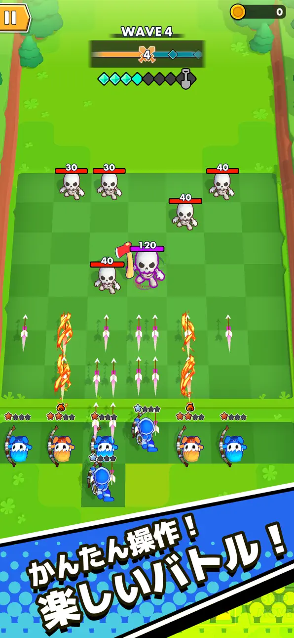 AmaZeus: Merge & Shoot iOS Mod IPA screenshot 1 - iOS game interface