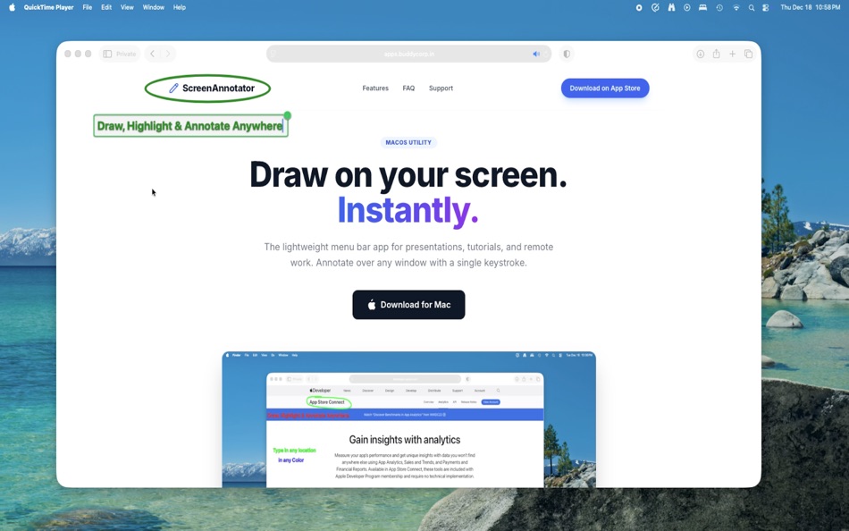 #2. Screen Annotator (macOS) Oleh: Prasanna Kumar Tumula
