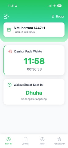 Jadwal Sholat Screenshot 2 of 3