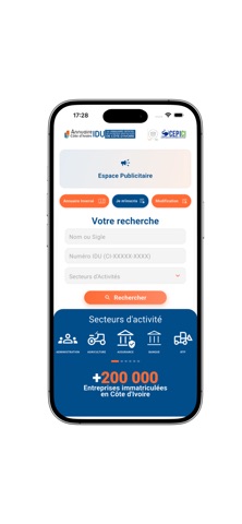 Annuaire IDU iPhone screenshot