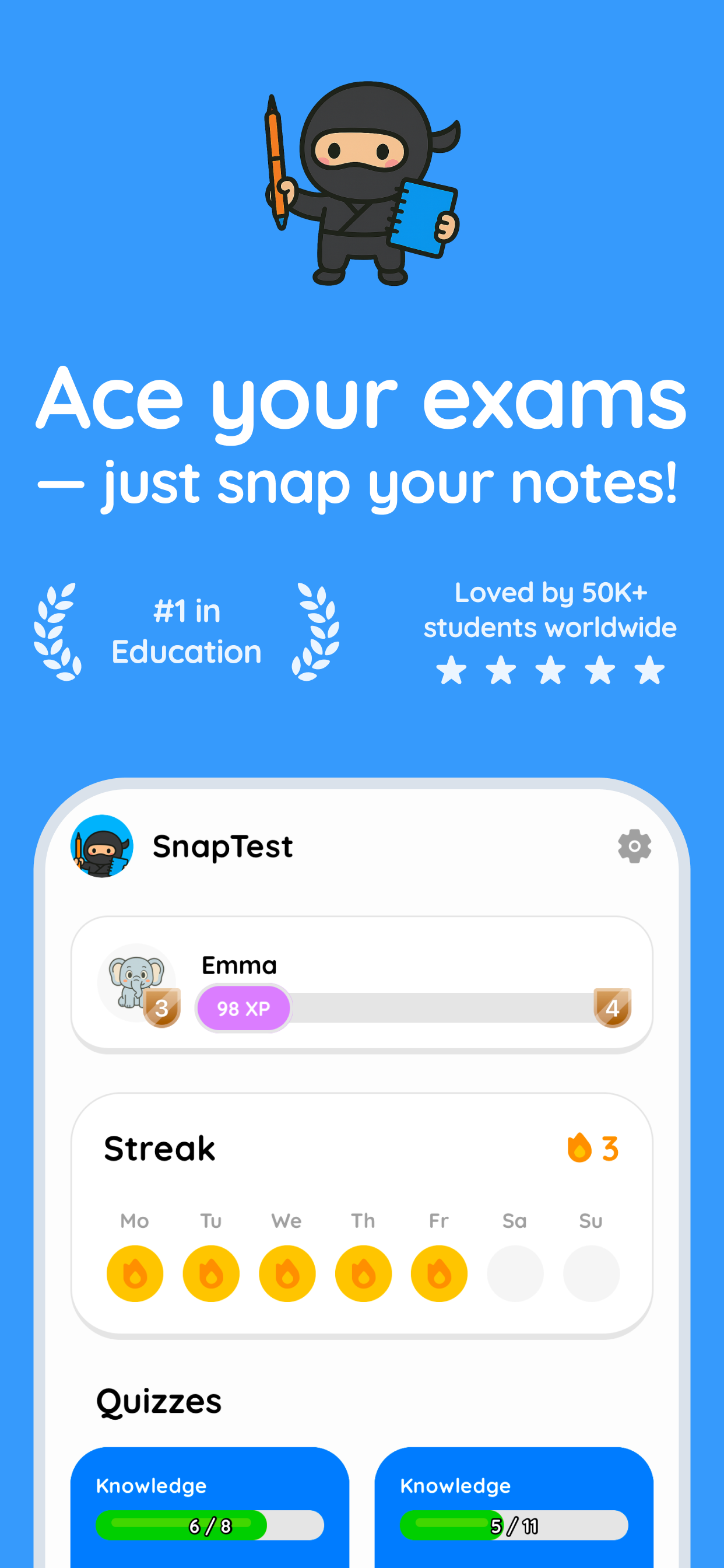 SnapTest: AI Quiz & Study