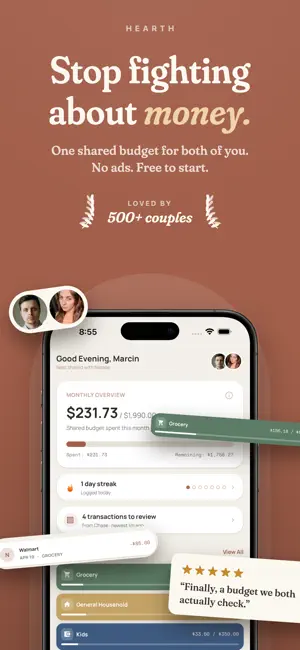 Hearth: Couples Budget screenshot 1