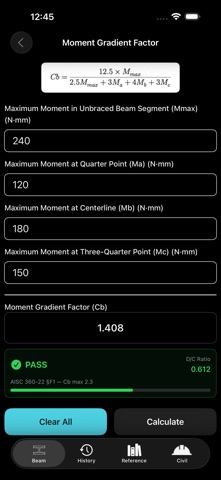 Civil Engineering Calculators Screenshot 4 of 10
