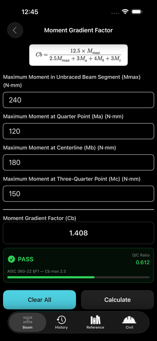 Civil Engineering Calculators Screenshot 4 of 10