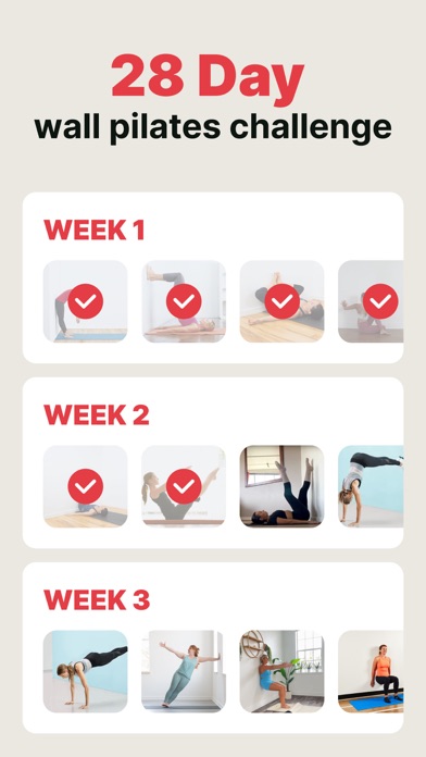 Wall Pilates Workout Screenshot