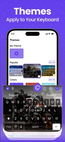 AI Keyboard Extension - Writer iPhone screenshot