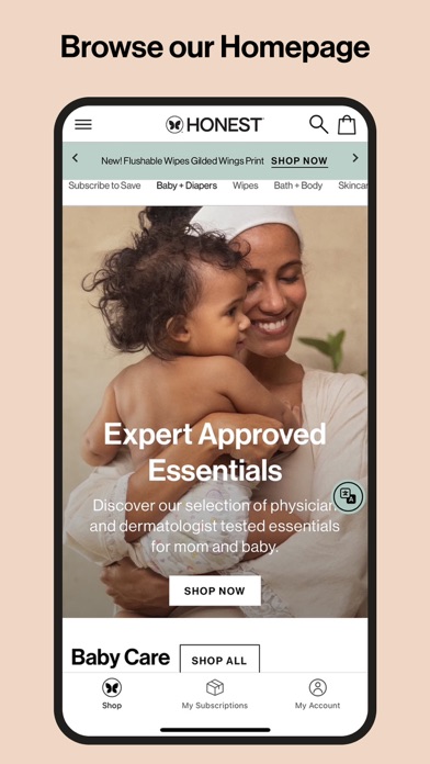 The Honest Company Screenshot
