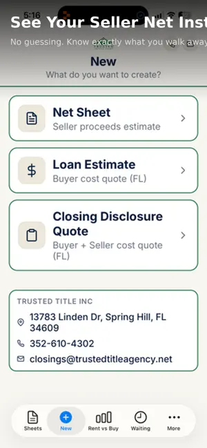 Trusted Title Inc screenshot 2