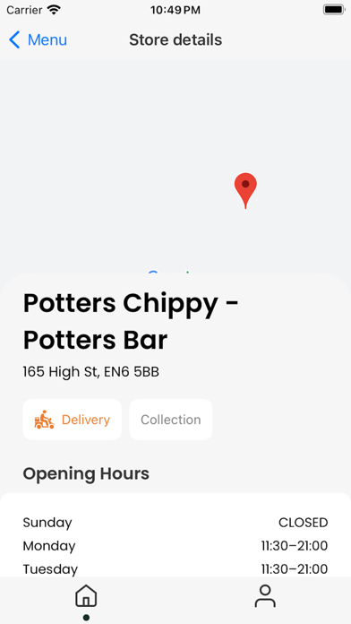 Potters Chippy Screenshot