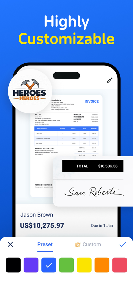 Invoice Maker App -InvoiceBase screenshot 3