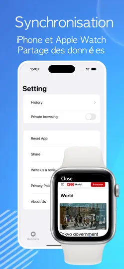Capture d'écran de WristWeb - Watch Browser sur iPhone 3