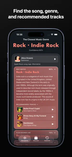 GenreSense：Find Songs & Genres screenshot 2