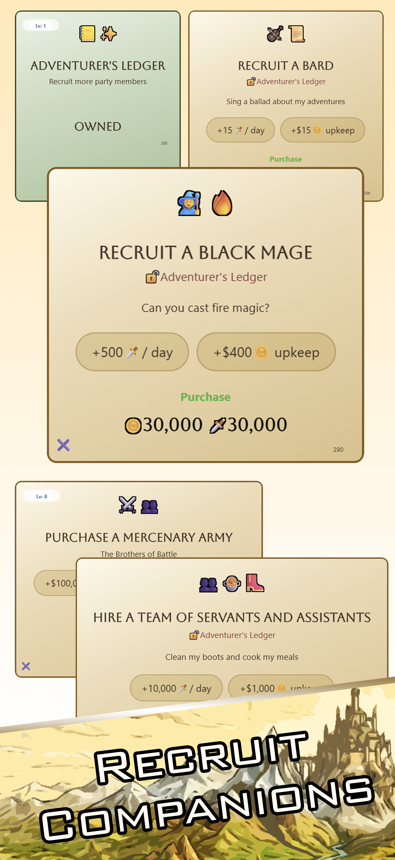 Fantasy Idle RPG - Adventure screenshot 5