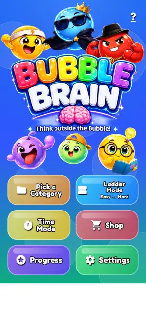 Bubble Brain: Word Puzzles screenshot 1