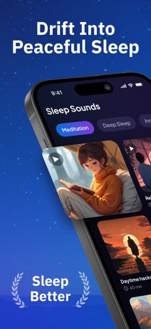 Sleep Sounds : Relax Music iPhone screenshot