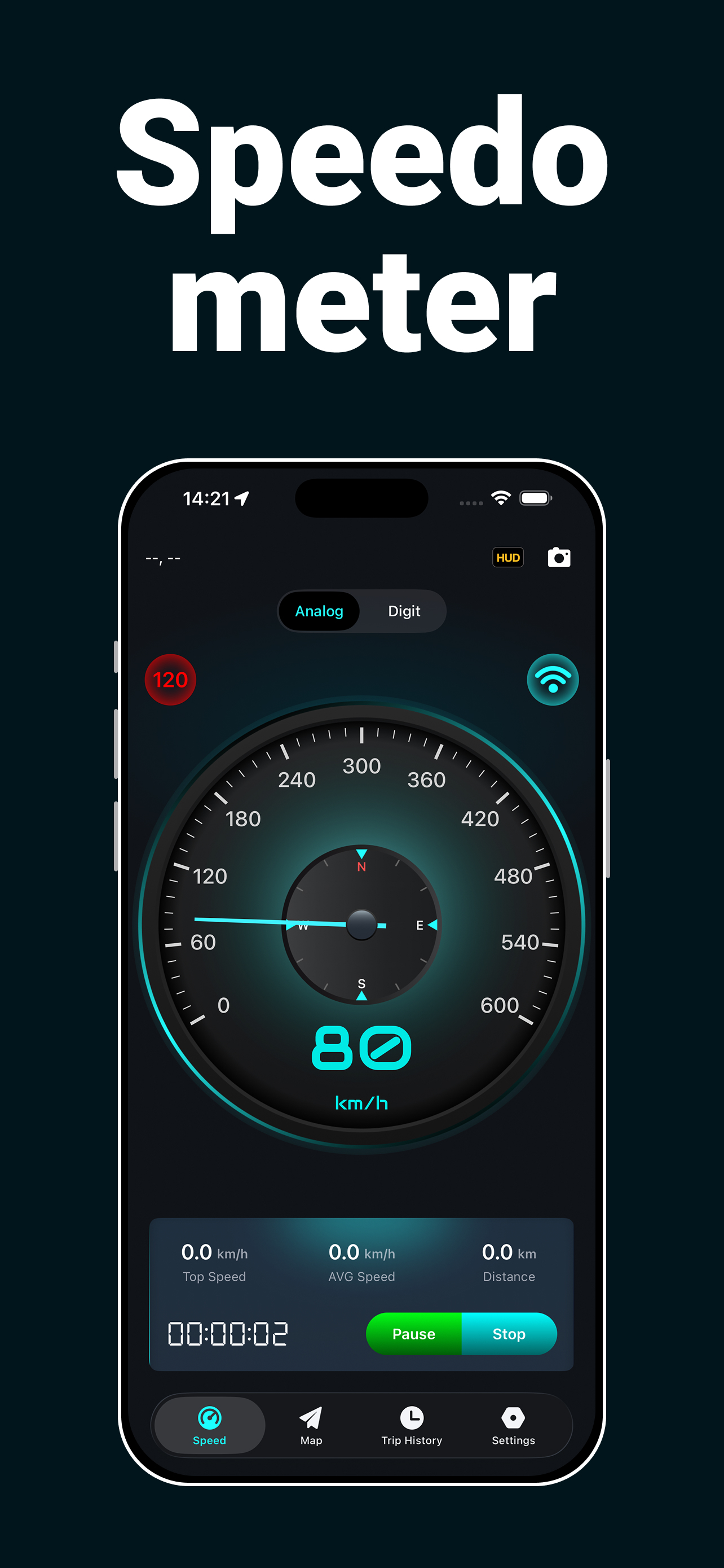 Speedometer GPS：Speed Tracker