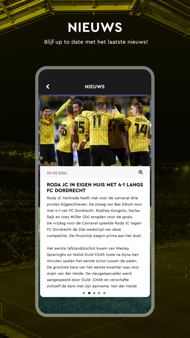 Roda JC - Officiële Club App Screenshot