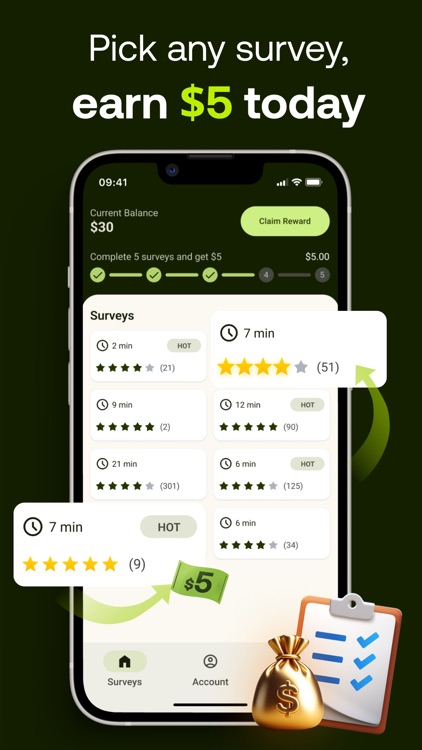 Five Surveys - Earn Money Fast screenshot-3