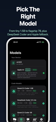 CodingChat AI iPhone screenshot
