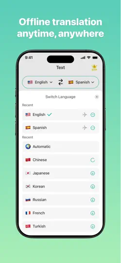 Скриншот VoiceSync Translate на iPhone 4