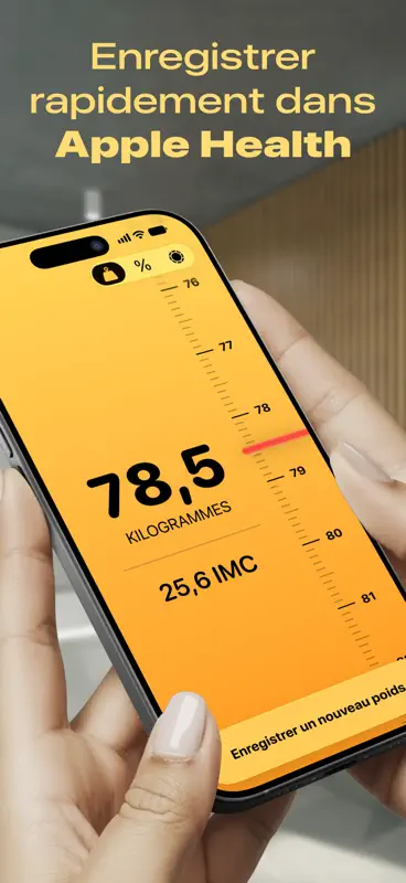 Simple Scales - Suivi du poids screenshot 1 of 5