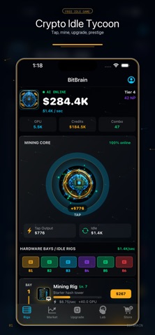 BitBrain Crypto Tycoon Screenshot 1 of 6