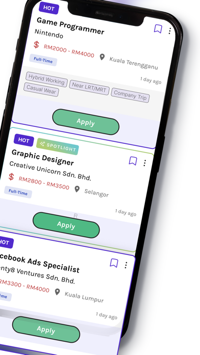 Screenshot #2 pour Hiredly | Malaysian Job Search