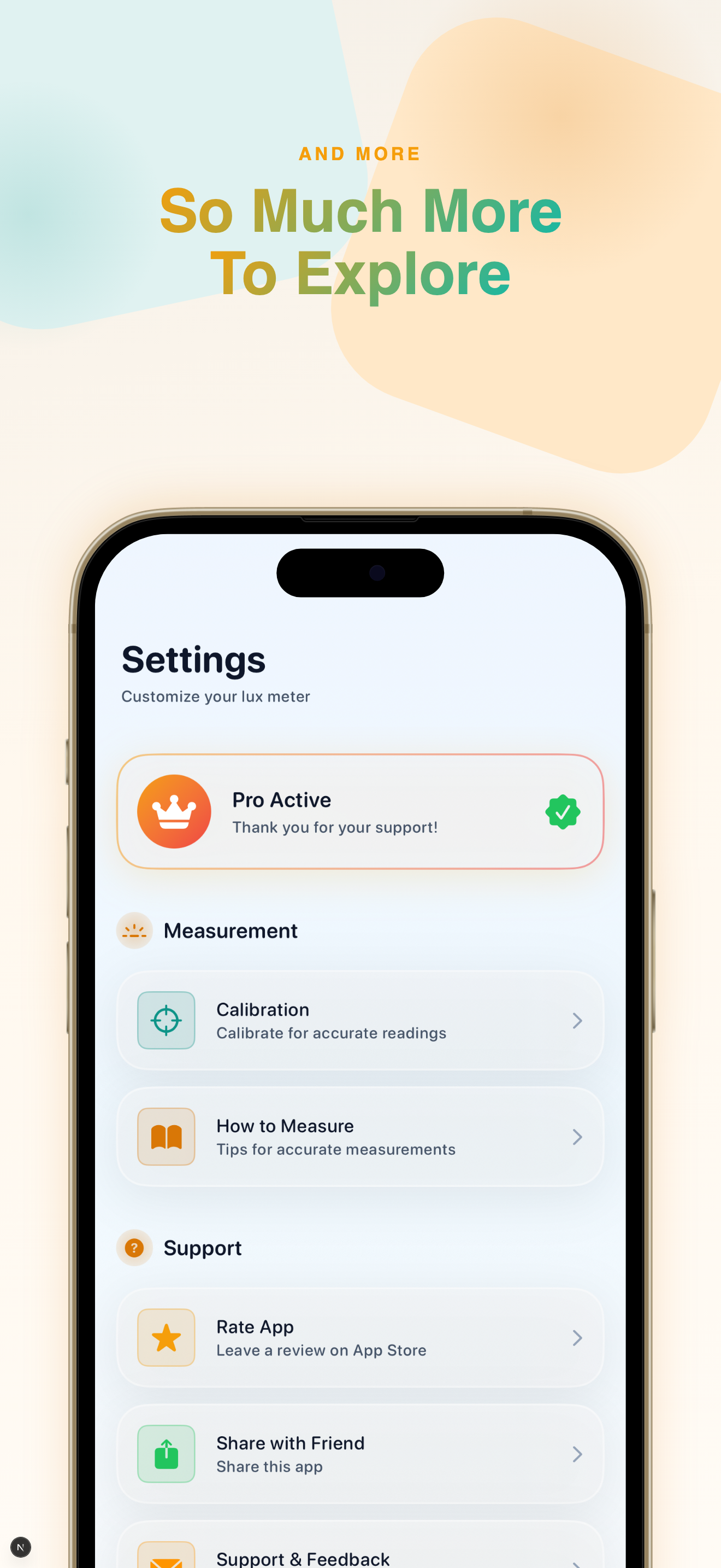 Light Meter - Lux & Lumen screenshot 8