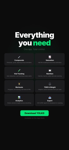 Yolkd - Gym & Workout Tracker Screenshot 10 of 10