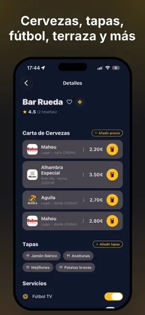 BeerMaps: Bares y cervezas iPhone screenshot 2